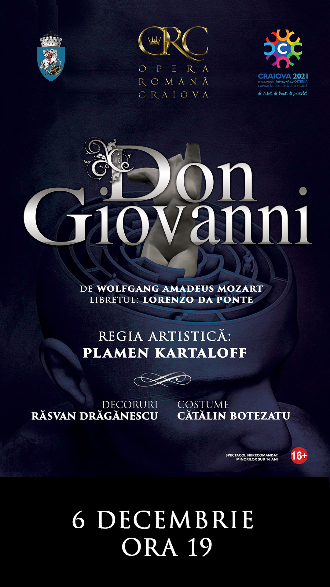 Spectacolul „Don Giovanni” la Opera Romana Craiova