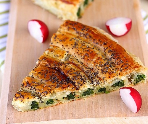 Placinta cu spanac si ricotta