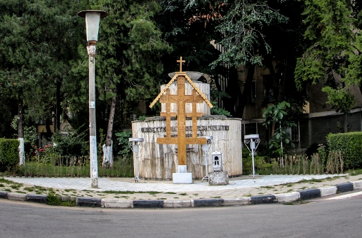 Monument ridicat in cinstea eroilor Revolutiei la Giurgiu