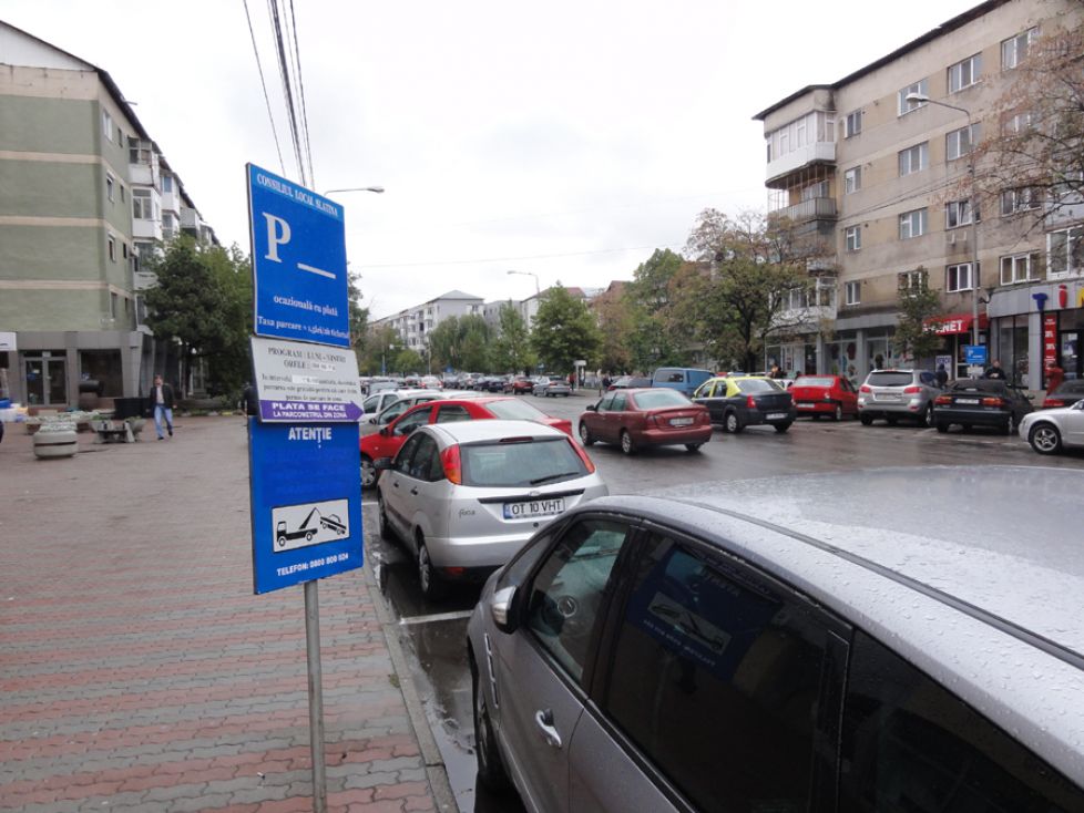 Problema parcarilor in Slatina