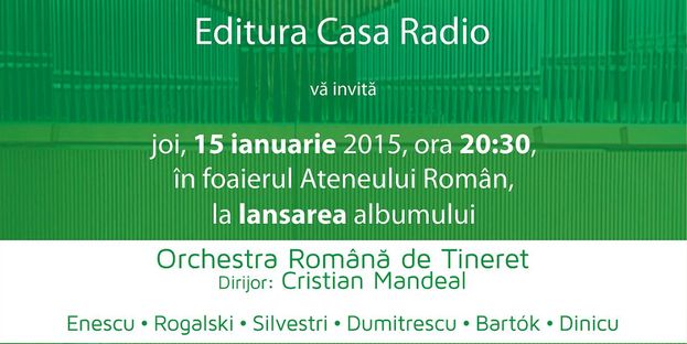 Evenimente ale Editurii Casa Radio de Ziua Culturii Naţionale