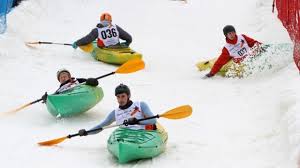 Snow Kayak pe Transalpina