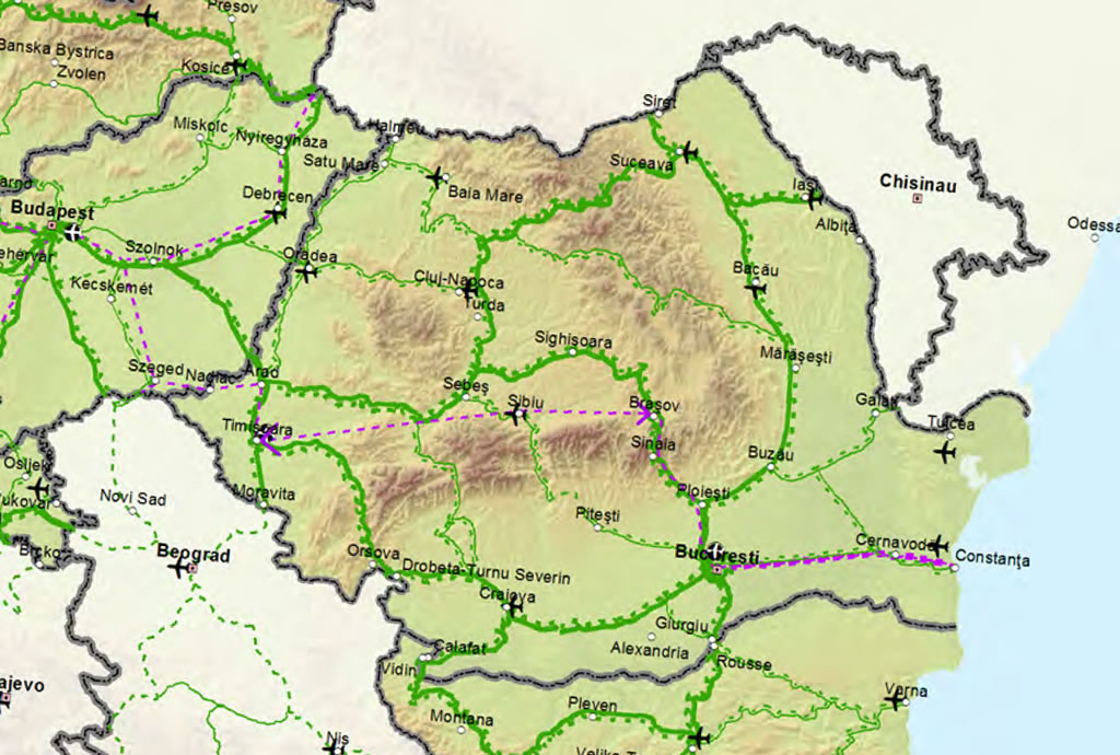 Studii ale Comisiei Europene care vizeaza finantarea retelei TEN-T pana in 2030