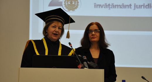 (audio+galerie foto) Emma Nicholson , Doctor Honoris Causa al Universității din Craiova