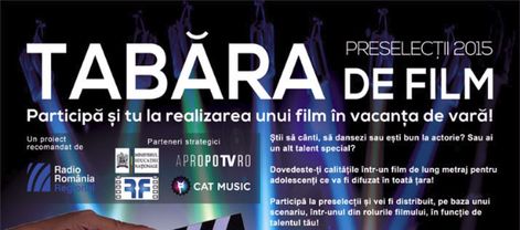 Au inceput preselectiile internationale pentru „Tabara de Film” – editia a 5-a!