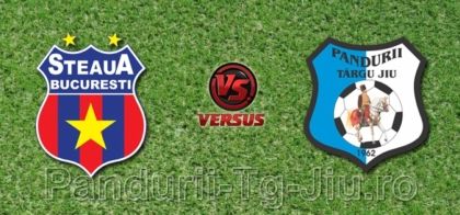 Runda cu numărul XXI a Ligii I de fotbal aduce ca adversară pentru Pandurii TG. Jiu pe FC Steaua SA