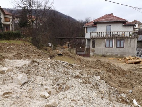 Alunecari de teren la Orsova