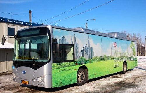 Autobuz electric si la Pitesti