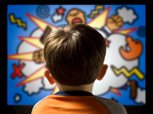 Desenele animate privite in exces trezesc agresivitatea copiilor