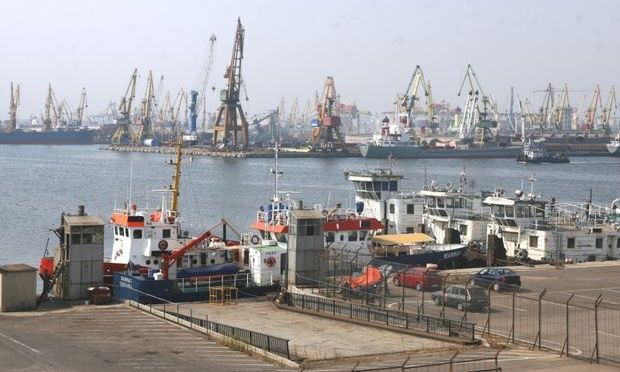 Protest al angajatilor Portului Constanta