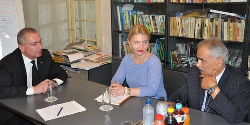 Oficial egiptean in vizita la Radio Oltenia Craiova