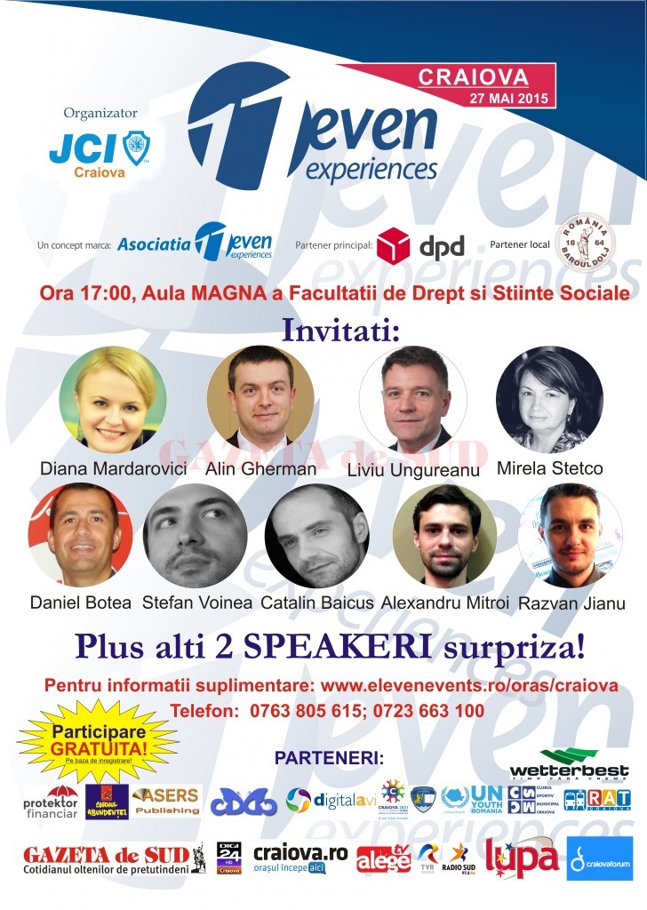 11 even experiences la Craiova