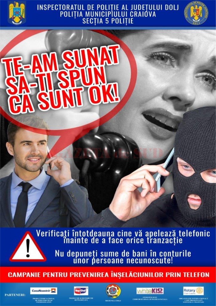 „ Te-am sunat sa-ti spun ca sunt OK!”