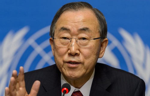 Ban Ki-moon la Bruxelles