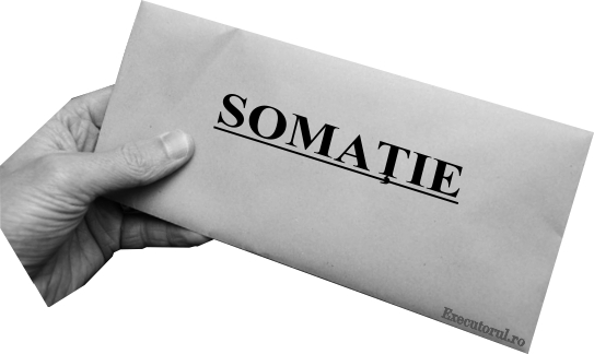Ati primit o somatie!