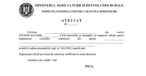 Atestatul de producator, obligatoriu de azi