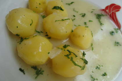 Ciulama de cartofi (mâncare de post)