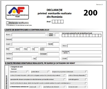 Ultima zi pentru depunerea declaratiilor