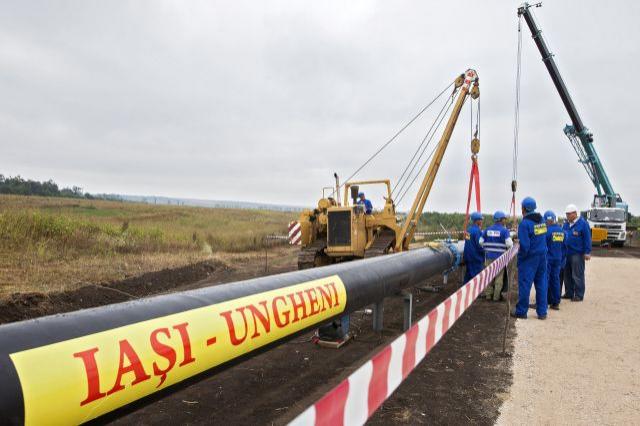 Gazoductul Iasi-Ungheni prelungit