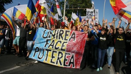 Miting unionist la Chisinau