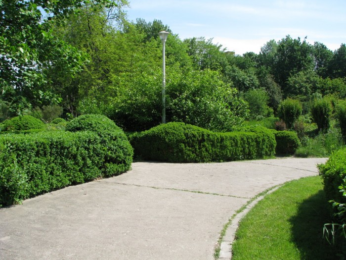 Noile alei din Gradina Botanica