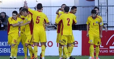 Victorie pentru nationala de tineret la fotbal