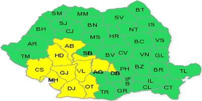 Cod galben pentru judetul Olt