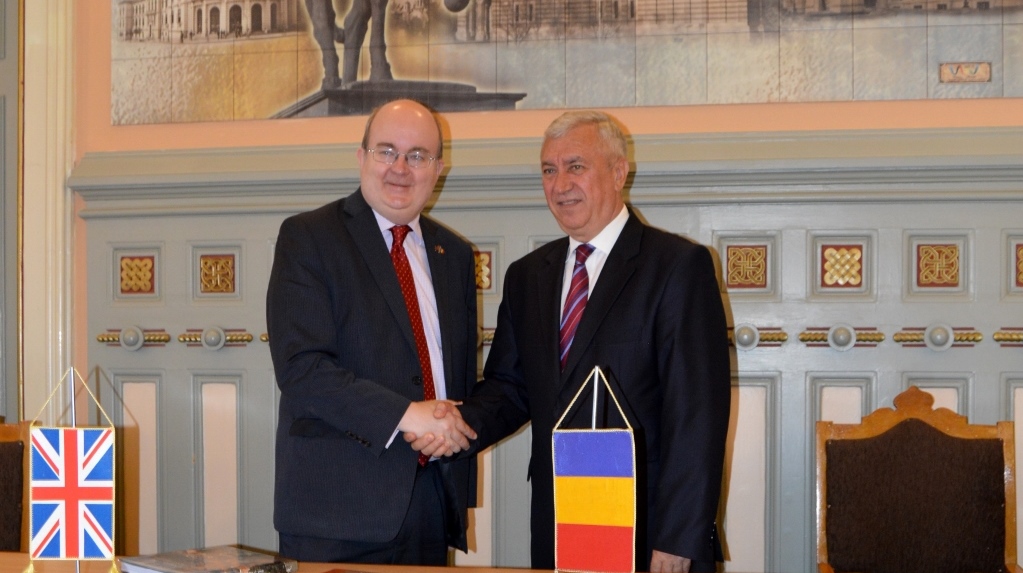 Ambasadorul Paul Brummell la Craiova