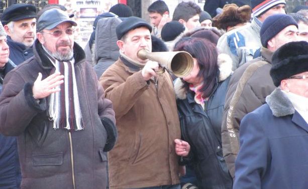 Miting de protest la Giurgiu