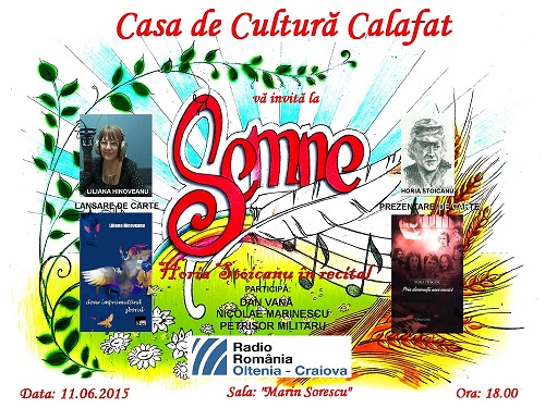 „Doar imprumutand zborul” cititorilor din Calafat