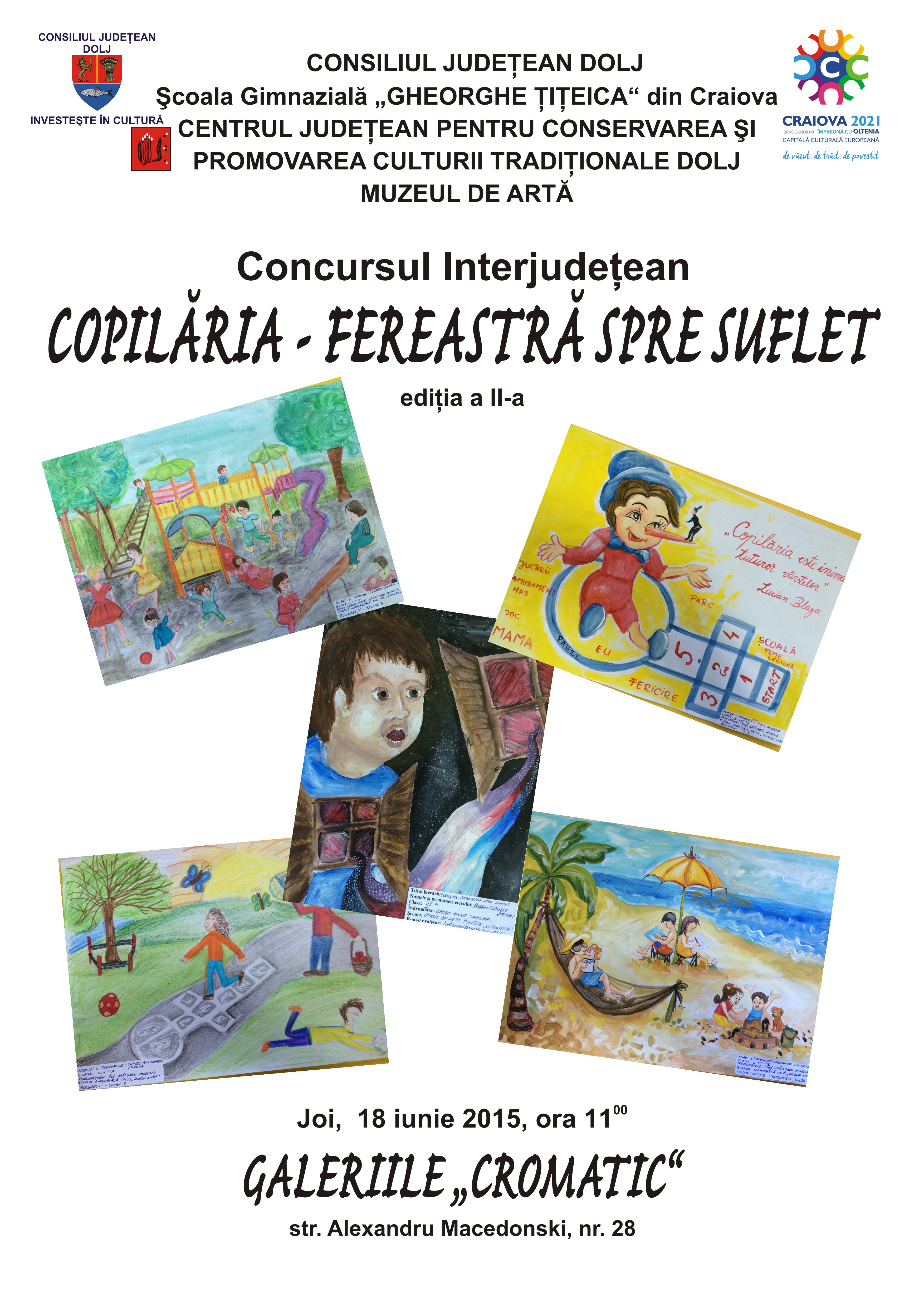 Expozitia „Copilaria – fereastra spre suflet”