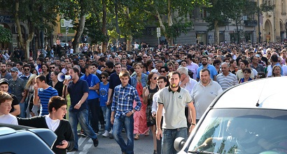 Proteste la Tbilisi