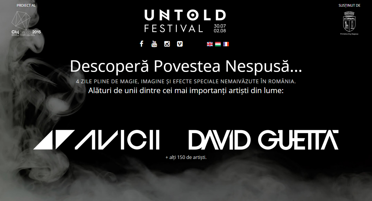 Incepe Festivalul UNTOLD!