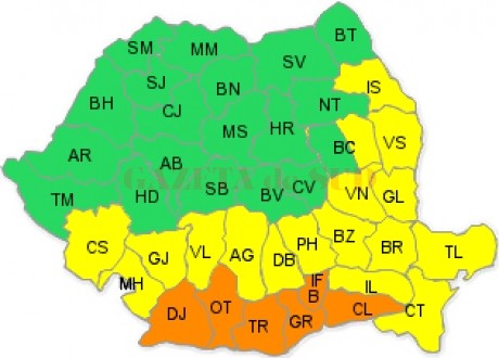 Cod portocaliu de canicula!