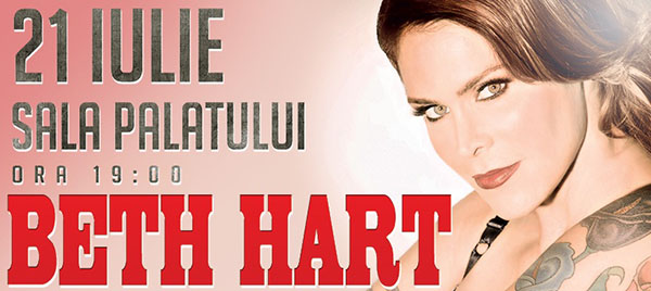 Mai sunt cateva ore pana la concertul Beth Hart din Romania!