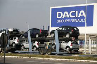 Dacia produce 90% dintre maşinile din România