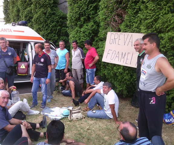 Angajatii Hidroserv in greva foamei