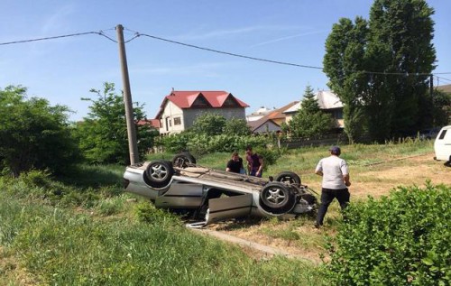 Accident în comuna Valea Ursului