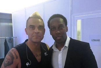 Lemar va canta in deschiderea concertului lui Robbie Williams
