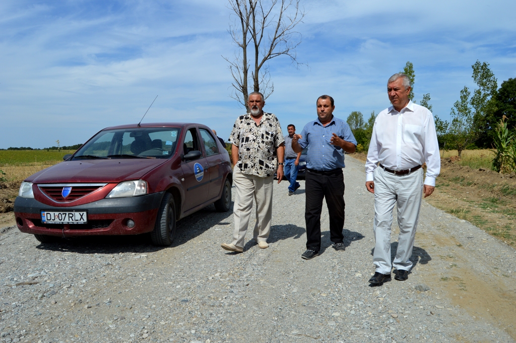 Vizita pe tronsoanele de drum in lucru