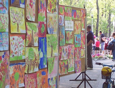 Expoziție de pictură la Golești