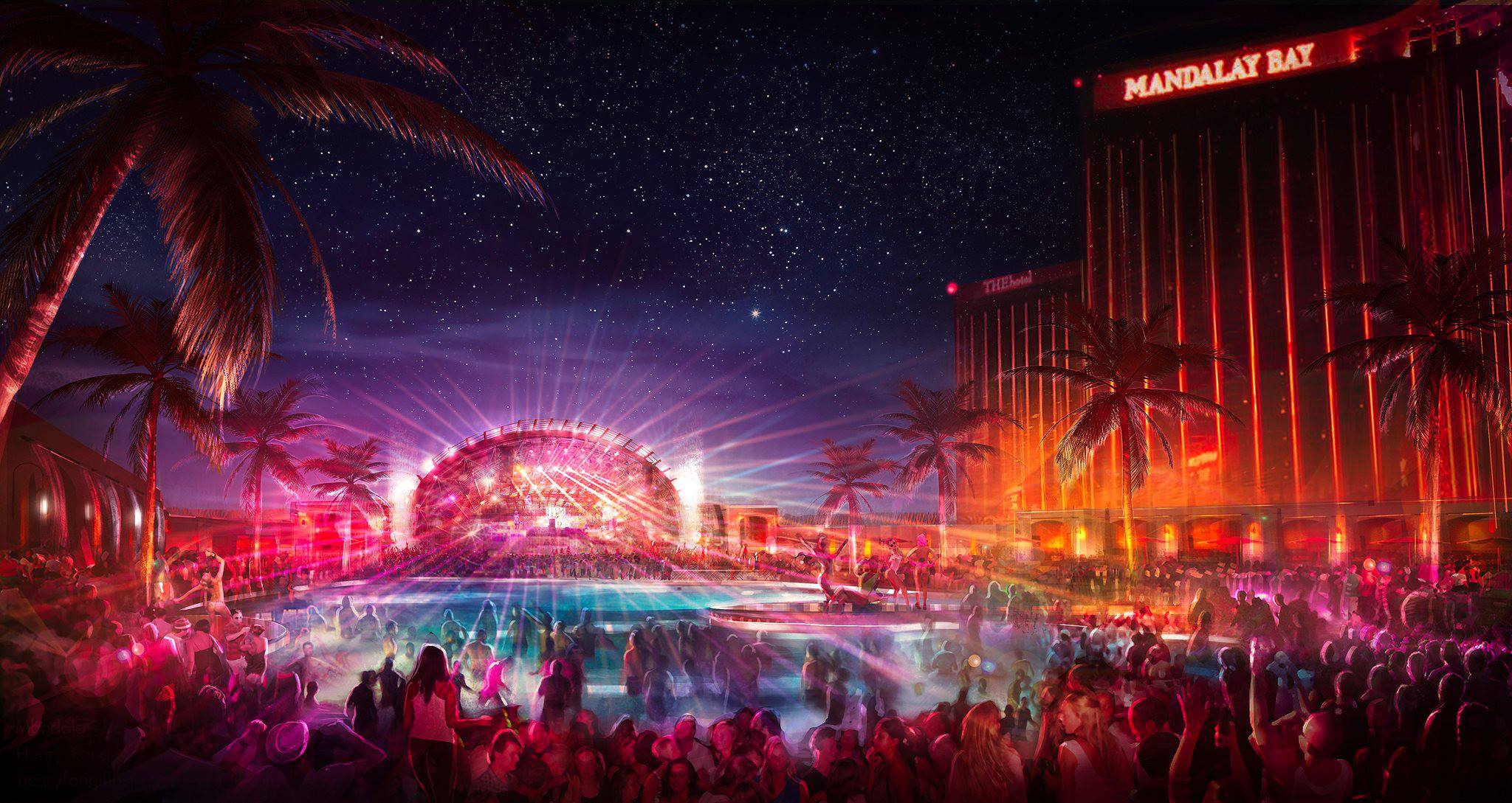 Picture of the Day: This amazing summer night party in Vegas!