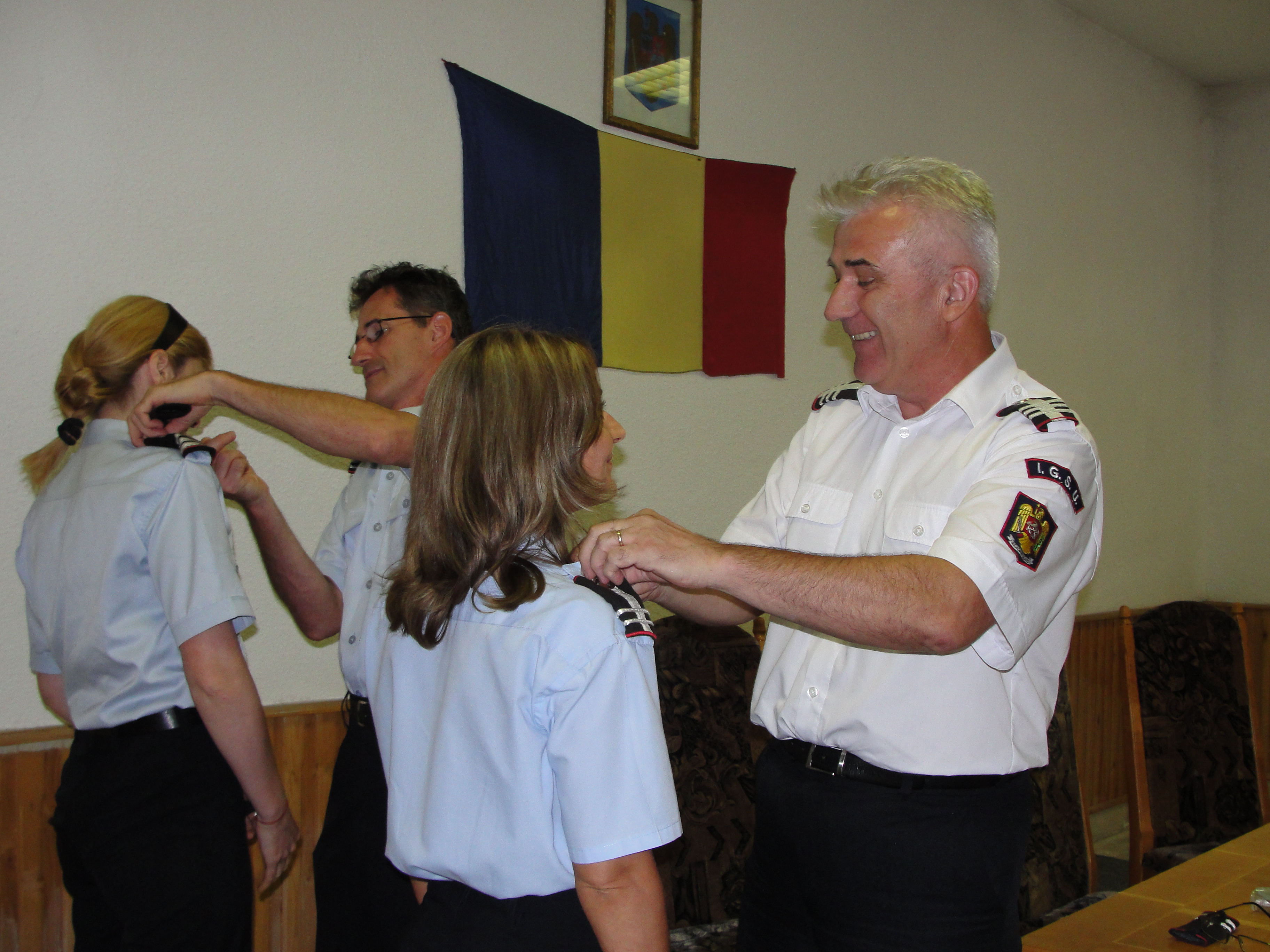 Pompieri avansați în grad