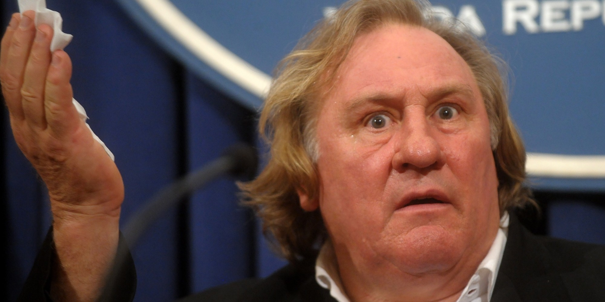 Gerard Depardieu interzis la TV!