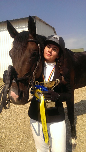 O craioveanca se impune la nationalele de calarie