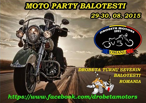 Moto party în Balotești