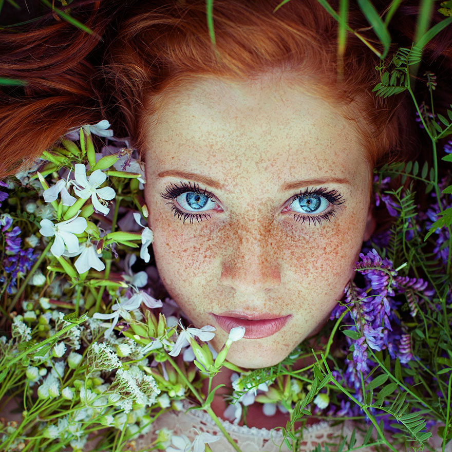 Picture of the Day: Freckles are kisses from the sun!