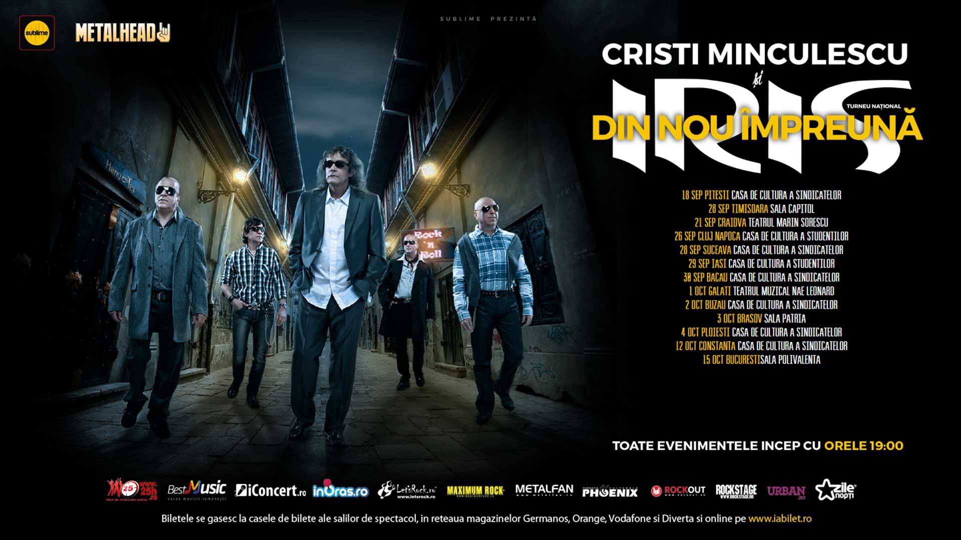 Cristi Minculescu și IRIS la Craiova