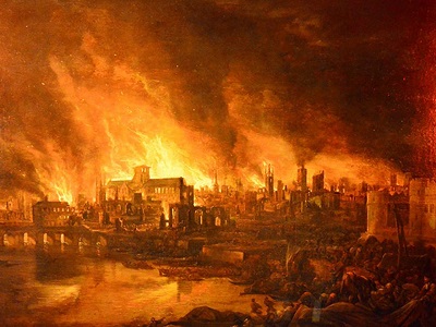Londra in flacari. Marele incendiu din 2 septembrie 1666