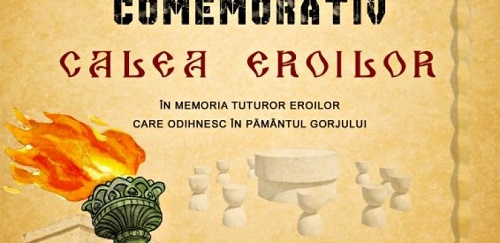 Marș comemorativ la Târgu-Jiu